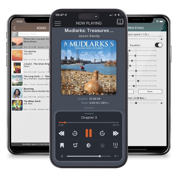 Download fo free audiobook Mudlarks: Treasures from the Thames by Jason Sandy and listen anywhere on your iOS devices in the ListenBook app.