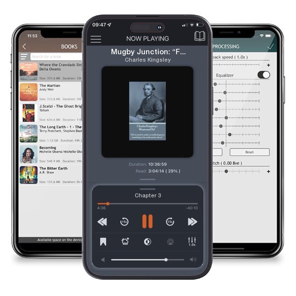 Download fo free audiobook Mugby Junction: “Family not only need to consist of merely those whom we share blood, but also for those whom we'd give blood.” by Charles Kingsley and listen anywhere on your iOS devices in the ListenBook app.