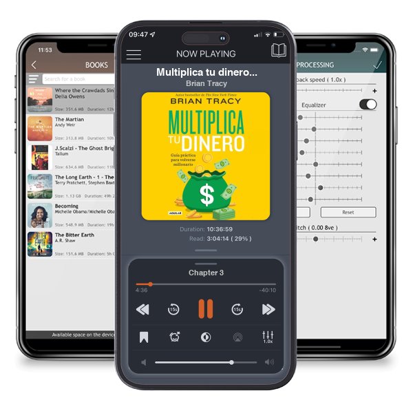Descargar audiolibro gratis Multiplica tu dinero: Guía práctica para volverse millonario / Get Rich Now: Ear n More Money, Faster and Easier Than Ever Before by Brian Tracy y escuchar en cualquier lugar en sus dispositivos iOS en la aplicación ListenBook.
