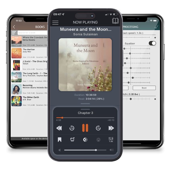 Download fo free audiobook Muneera and the Moon: Stories Inspired by Palestinian Folklore by Sonia Sulaiman and listen anywhere on your iOS devices in the ListenBook app.