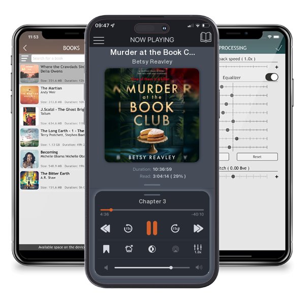 Download fo free audiobook Murder at the Book Club by Betsy Reavley and listen anywhere on your iOS devices in the ListenBook app.