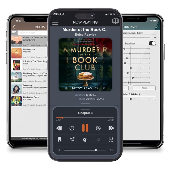 Download fo free audiobook Murder at the Book Club by Betsy Reavley and listen anywhere on your iOS devices in the ListenBook app.