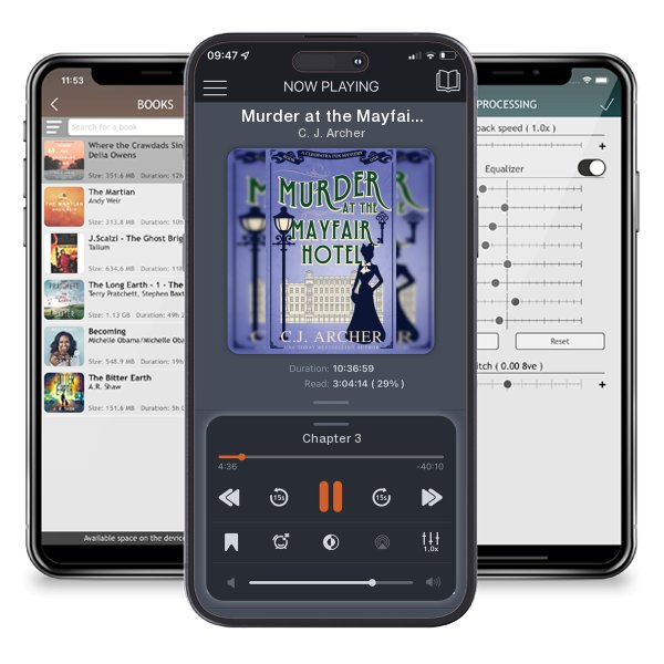 Download fo free audiobook Murder at the Mayfair Hotel by C. J. Archer and listen anywhere on your iOS devices in the ListenBook app.