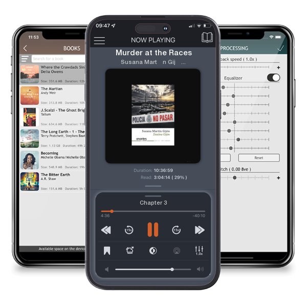 Download fo free audiobook Murder at the Races by Susana Martín Gijón and listen anywhere on your iOS devices in the ListenBook app.