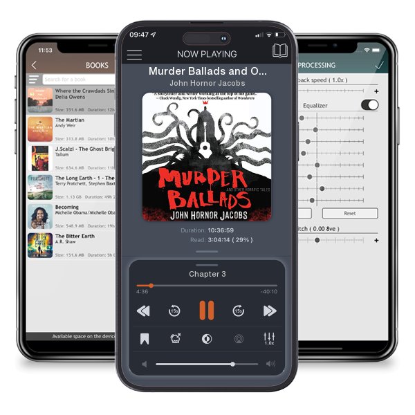 Download fo free audiobook Murder Ballads and Other Horrific Tales by John Hornor Jacobs and listen anywhere on your iOS devices in the ListenBook app.