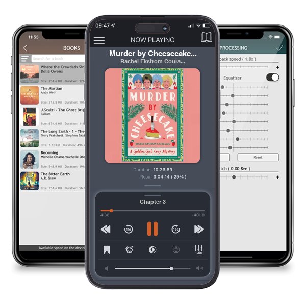 Download fo free audiobook Murder by Cheesecake: A Golden Girls Cozy Mystery (Golden Girls Cozy Mystery Series) by Rachel Ekstrom Courage and listen anywhere on your iOS devices in the ListenBook app.