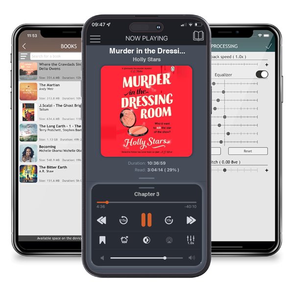 Download fo free audiobook Murder in the Dressing Room by Holly Stars and listen anywhere on your iOS devices in the ListenBook app.