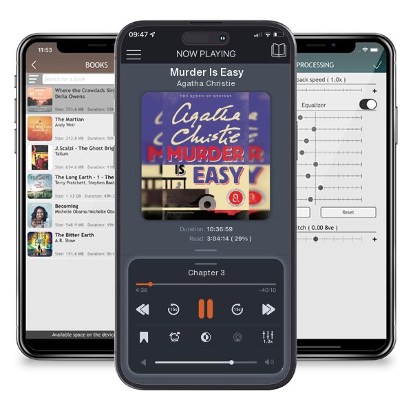 Download fo free audiobook Murder Is Easy by Agatha Christie and listen anywhere on your iOS devices in the ListenBook app.