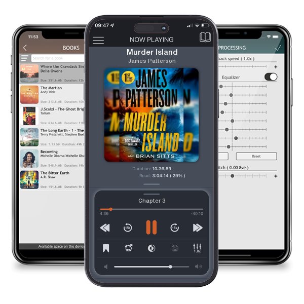 Download fo free audiobook Murder Island by James Patterson and listen anywhere on your iOS devices in the ListenBook app.