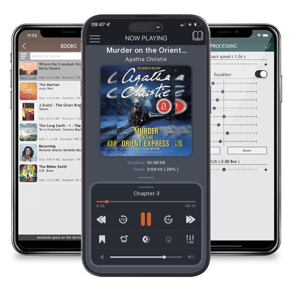 Download fo free audiobook Murder on the Orient Express: A Hercule Poirot Mystery by Agatha Christie and listen anywhere on your iOS devices in the ListenBook app.