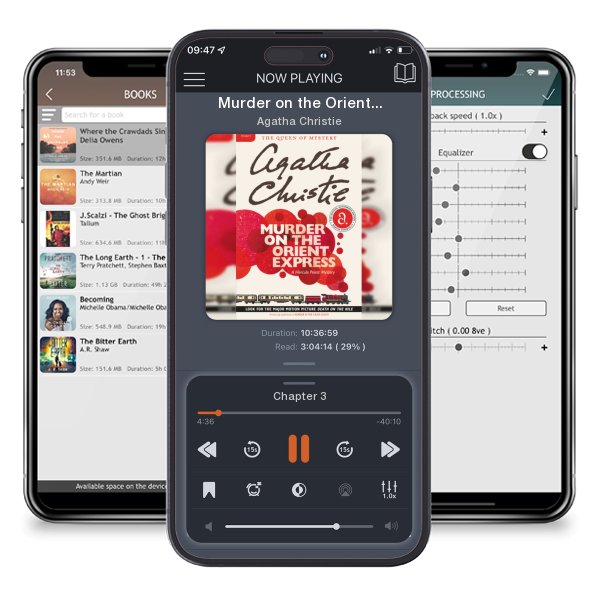 Download fo free audiobook Murder on the Orient Express by Agatha Christie and listen anywhere on your iOS devices in the ListenBook app.