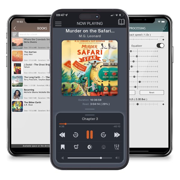 Download fo free audiobook Murder on the Safari Star by M.G. Leonard and listen anywhere on your iOS devices in the ListenBook app.