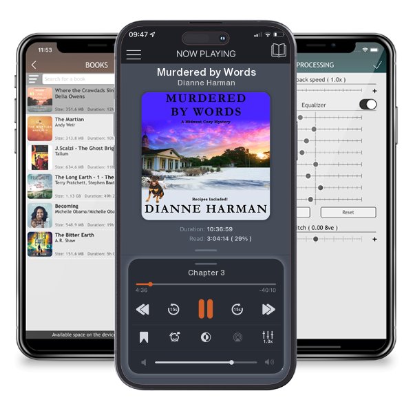 Download fo free audiobook Murdered by Words by Dianne Harman and listen anywhere on your iOS devices in the ListenBook app.