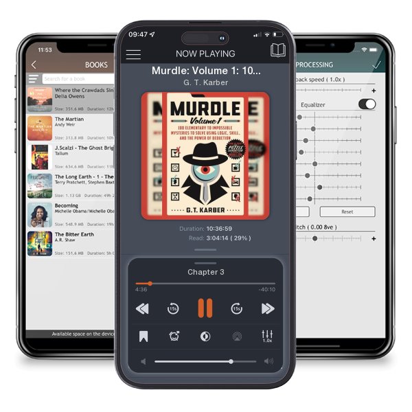 Download fo free audiobook Murdle: Volume 1: 100 Elementary to Impossible Mysteries to... by G. T. Karber and listen anywhere on your iOS devices in the ListenBook app.