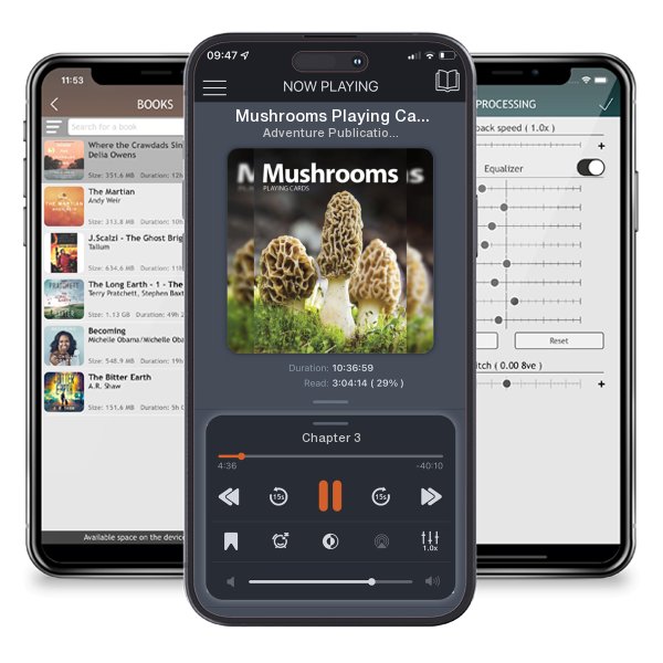 Download fo free audiobook Mushrooms Playing Cards by Adventure Publications and listen anywhere on your iOS devices in the ListenBook app.