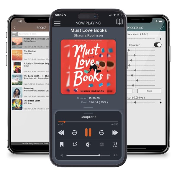 Download fo free audiobook Must Love Books by Shauna Robinson and listen anywhere on your iOS devices in the ListenBook app.
