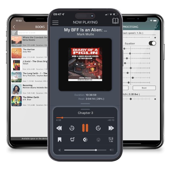 Download fo free audiobook My BFF Is an Alien: Sabotage by Mark Mulle and listen anywhere on your iOS devices in the ListenBook app.