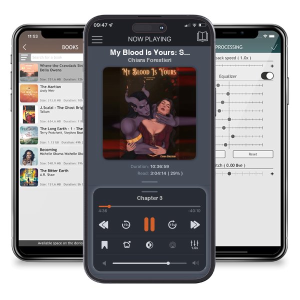 Download fo free audiobook My Blood Is Yours: Spicy & Sweet Meets Gothic Romantasy (The Summoning Book 1) by Chiara Forestieri and listen anywhere on your iOS devices in the ListenBook app.