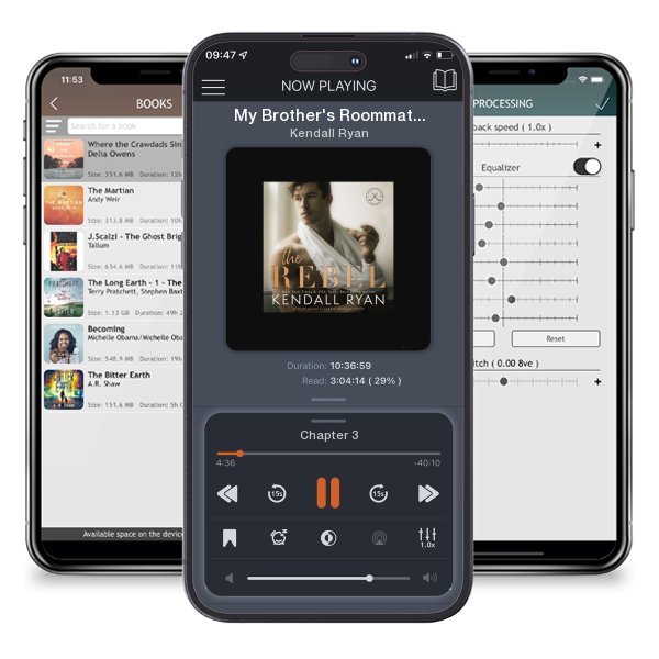Download fo free audiobook My Brother's Roommate by Kendall Ryan and listen anywhere on your iOS devices in the ListenBook app.