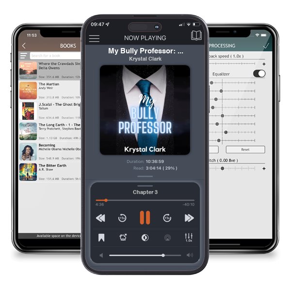 Download fo free audiobook My Bully Professor: A Forbidden Taboo Age Gap High School Romance with Pregnancy and Milking (Spicy Forbidden Fantasies Book 2) by Krystal Clark and listen anywhere on your iOS devices in the ListenBook app.