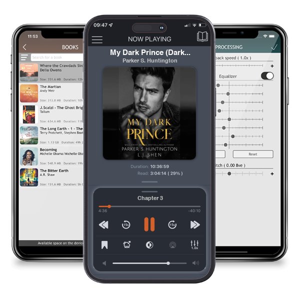 Download fo free audiobook My Dark Prince (Dark Prince Road, #3) by Parker S. Huntington and listen anywhere on your iOS devices in the ListenBook app.
