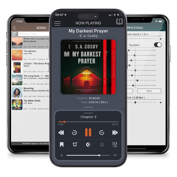Download fo free audiobook My Darkest Prayer by S. a. Cosby and listen anywhere on your iOS devices in the ListenBook app.