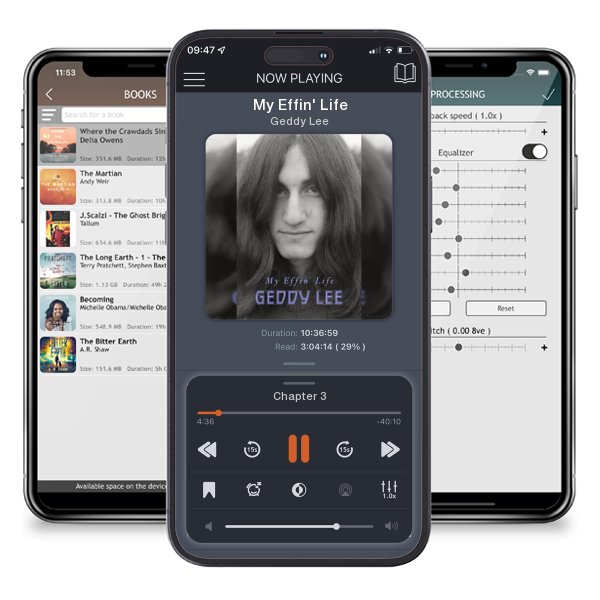 Download fo free audiobook My Effin' Life by Geddy Lee and listen anywhere on your iOS devices in the ListenBook app.