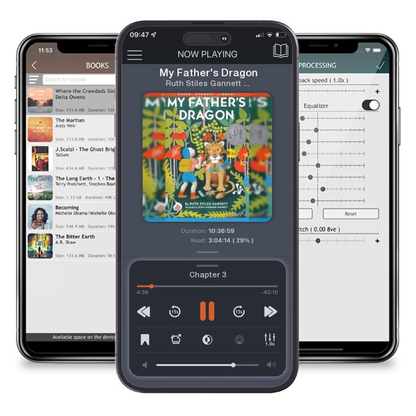 Download fo free audiobook My Father's Dragon by Ruth Stiles Gannett and Ruth Chrisman Gannett and listen anywhere on your iOS devices in the ListenBook app.