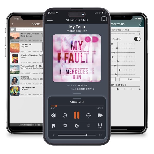 Download fo free audiobook My Fault by Mercedes Ron and listen anywhere on your iOS devices in the ListenBook app.