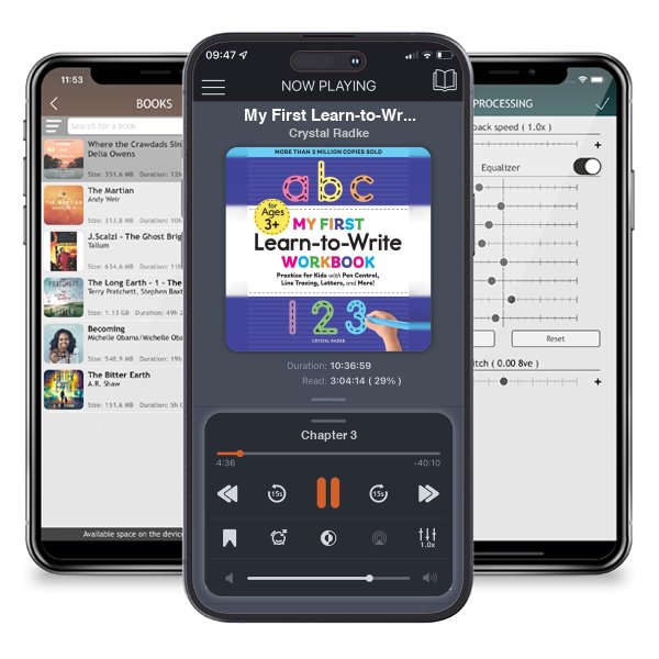 Download fo free audiobook My First Learn-to-Write Workbook: Practice for Kids with Pen Control, Line Tracing, Letters, and More! by Crystal Radke and listen anywhere on your iOS devices in the ListenBook app.