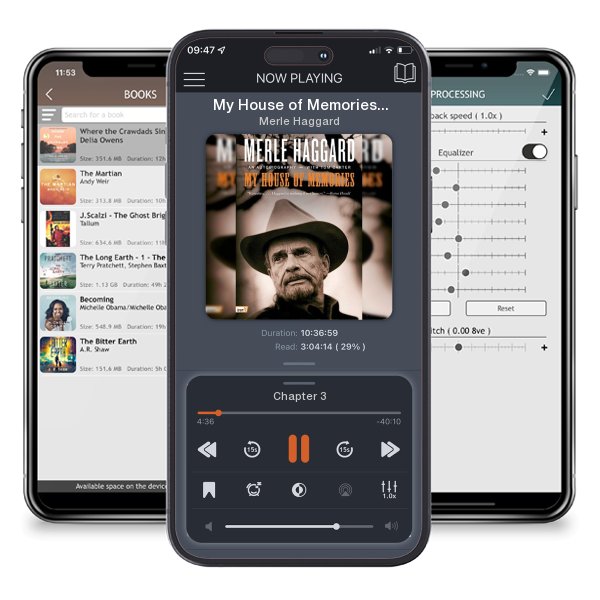 Download fo free audiobook My House of Memories: An Autobiography by Merle Haggard and listen anywhere on your iOS devices in the ListenBook app.
