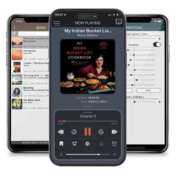 Download fo free audiobook My Indian Bucket List Cookbook: 60 Bold, Authentic Dishes Everyone Needs to Try by Neha Mathur and listen anywhere on your iOS devices in the ListenBook app.