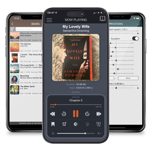 Download fo free audiobook My Lovely Wife by Samantha Downing and listen anywhere on your iOS devices in the ListenBook app.