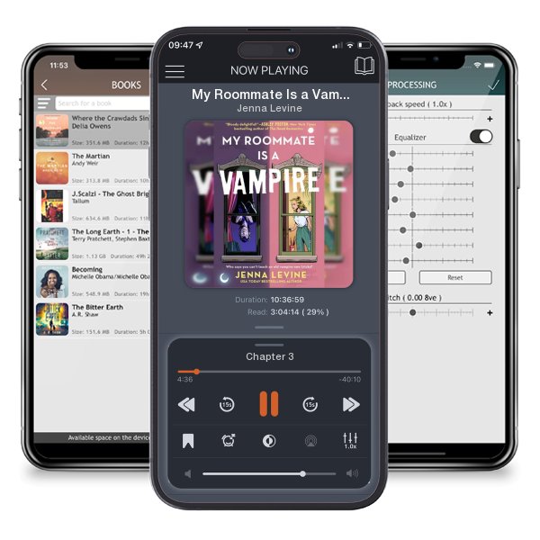 Download fo free audiobook My Roommate Is a Vampire by Jenna Levine and listen anywhere on your iOS devices in the ListenBook app.