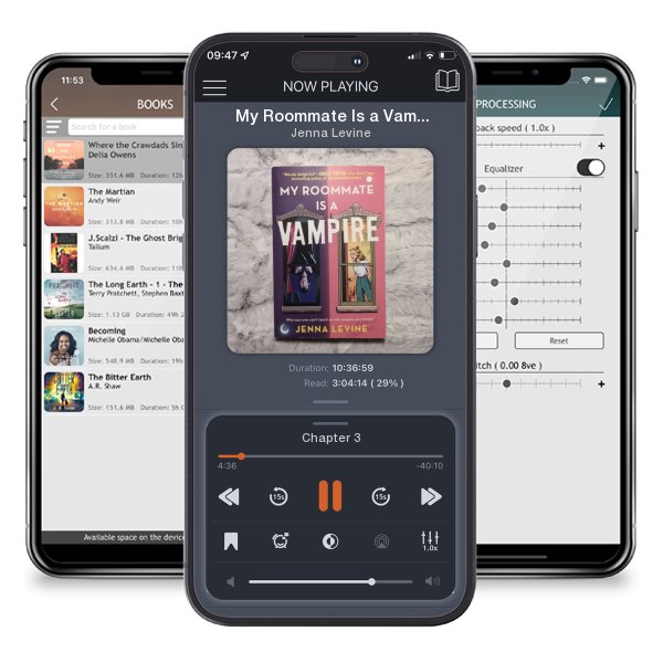 Download fo free audiobook My Roommate Is a Vampire by Jenna Levine and listen anywhere on your iOS devices in the ListenBook app.