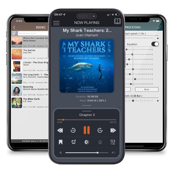 Download fo free audiobook My Shark Teachers: 23 Life lessons I learned from being Raised by Sharks by Juan Oliphant and listen anywhere on your iOS devices in the ListenBook app.