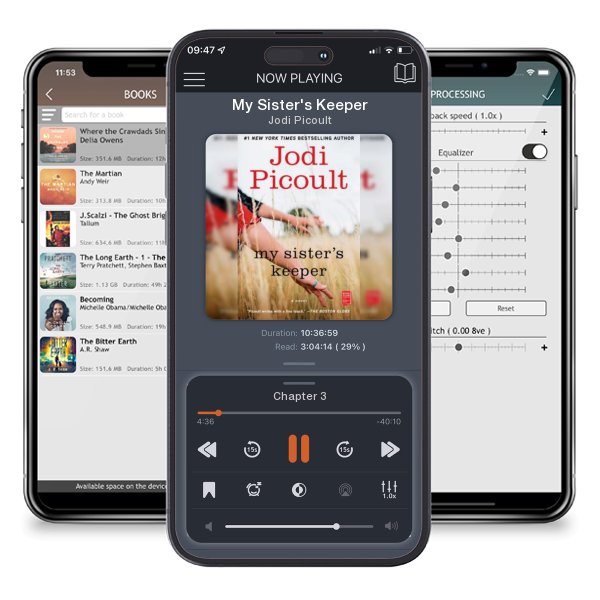 Download fo free audiobook My Sister's Keeper by Jodi Picoult and listen anywhere on your iOS devices in the ListenBook app.