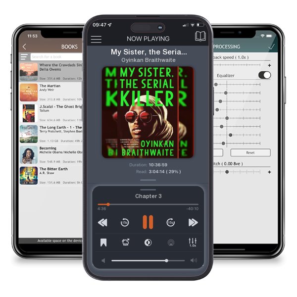 Download fo free audiobook My Sister, the Serial Killer by Oyinkan Braithwaite and listen anywhere on your iOS devices in the ListenBook app.