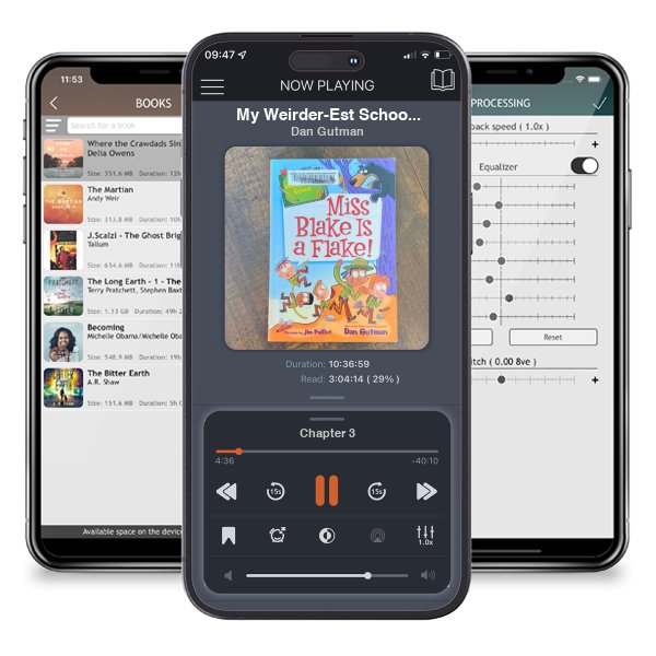 Download fo free audiobook My Weirder-Est School #4 by Dan Gutman and listen anywhere on your iOS devices in the ListenBook app.