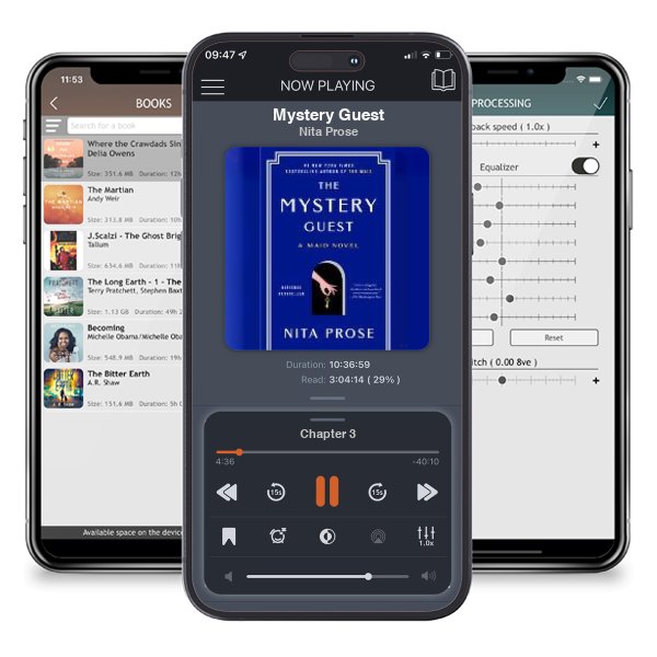 Download fo free audiobook Mystery Guest by Nita Prose and listen anywhere on your iOS devices in the ListenBook app.