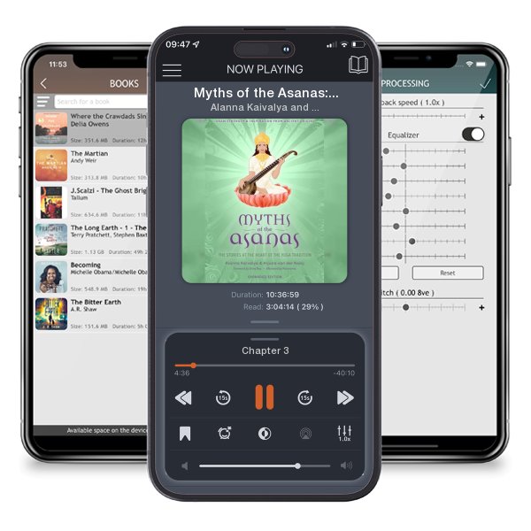 Download fo free audiobook Myths of the Asanas: The Stories at the Heart of the Yoga... by Alanna Kaivalya and Arjuna Van Der Kooij and listen anywhere on your iOS devices in the ListenBook app.