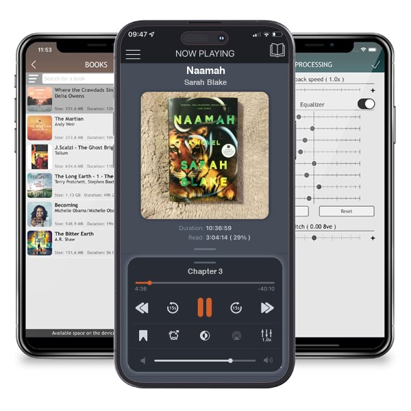 Download fo free audiobook Naamah by Sarah Blake and listen anywhere on your iOS devices in the ListenBook app.