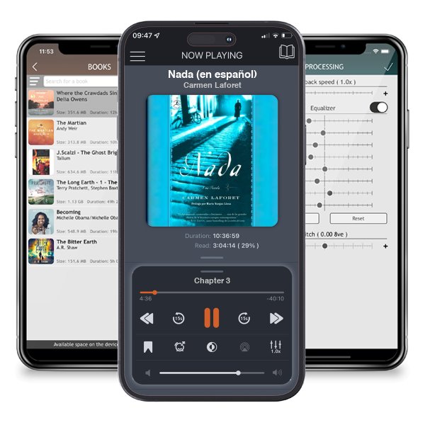 Descargar audiolibro gratis Nada (en español) by Carmen Laforet y escuchar en cualquier lugar en sus dispositivos iOS en la aplicación ListenBook.