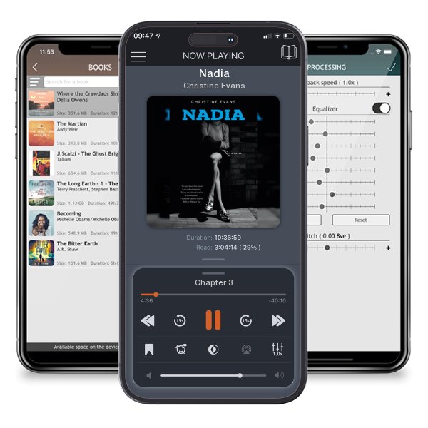 Download fo free audiobook Nadia by Christine Evans and listen anywhere on your iOS devices in the ListenBook app.