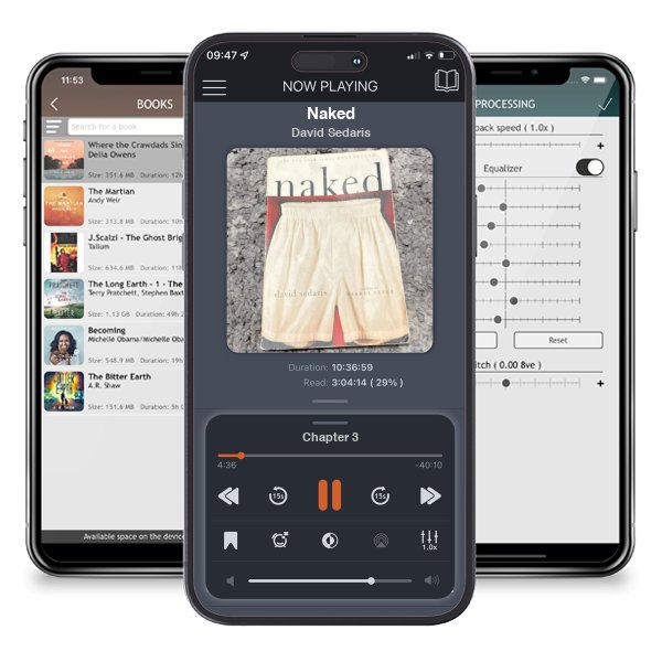 Download fo free audiobook Naked by David Sedaris and listen anywhere on your iOS devices in the ListenBook app.