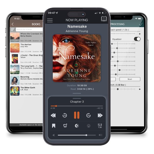 Download fo free audiobook Namesake by Adrienne Young and listen anywhere on your iOS devices in the ListenBook app.