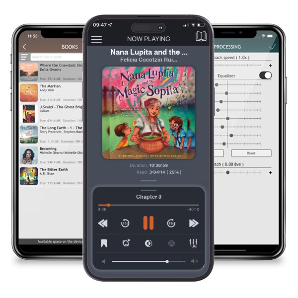 Download fo free audiobook Nana Lupita and the Magic Sopita by Felicia Cocotzin Ruiz and Carlos Vélez and listen anywhere on your iOS devices in the ListenBook app.