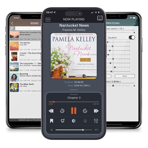 Download fo free audiobook Nantucket News by Pamela M. Kelley and listen anywhere on your iOS devices in the ListenBook app.