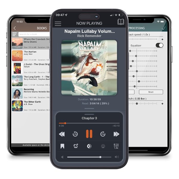 Download fo free audiobook Napalm Lullaby Volume 1 by Rick Remender and listen anywhere on your iOS devices in the ListenBook app.
