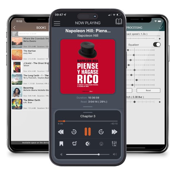 Descargar audiolibro gratis Napoleon Hill: Piense y hágase rico / Think and Grow Rich: La riqueza y la realización personal al alcance de todos by Napoleon Hill y escuchar en cualquier lugar en sus dispositivos iOS en la aplicación ListenBook.